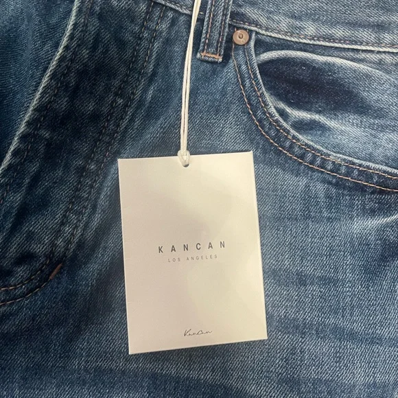 KanCan Blue Denim Jeans Shorts - Picture 2 of 12